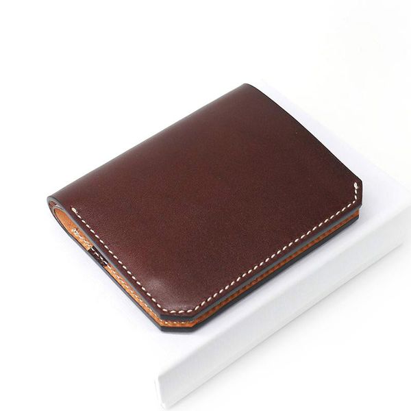 

hbp fashion genuine leather men wallet leisure women wallet leather purse for men card holders wallet c6211, Red;black