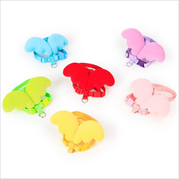 

dog collars & leashes cute angel pet set puppy leads for small dogs cats designer adjustable harness accessori ropa perro