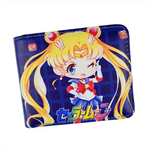 

кожа pu аниме кошельки sailor moon himouto умару chan cardcaptor sakura короткий кошелек с монет карман, Red;black