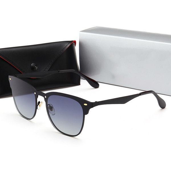 

trhrtshrsa luxury utfjfjd sunglasses for men popular oval frame design uv protection lens coating mirror lens color plated frame reagreg, White;black
