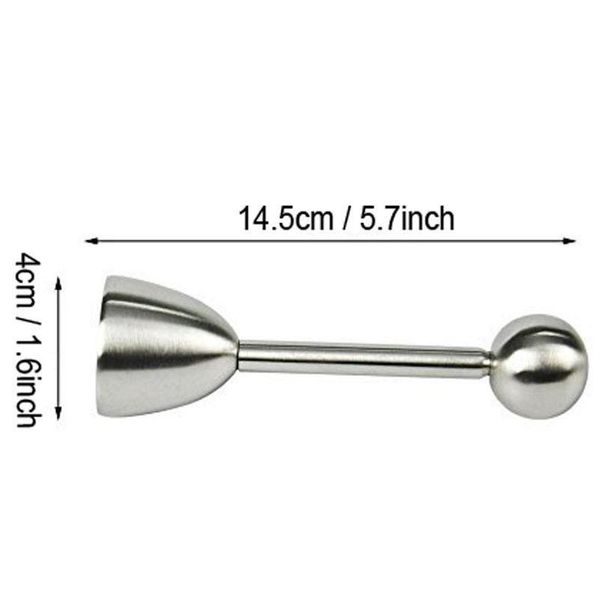 

stainless steel egg shell opener eggs er cutter shell opener metal boiled raw egg open tools creative kitchen egg jllltg bdedome