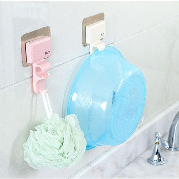 

powerful suction basin storage hook wall hanger toilet basin hanging organizer storage holder wall suction hook hanger1