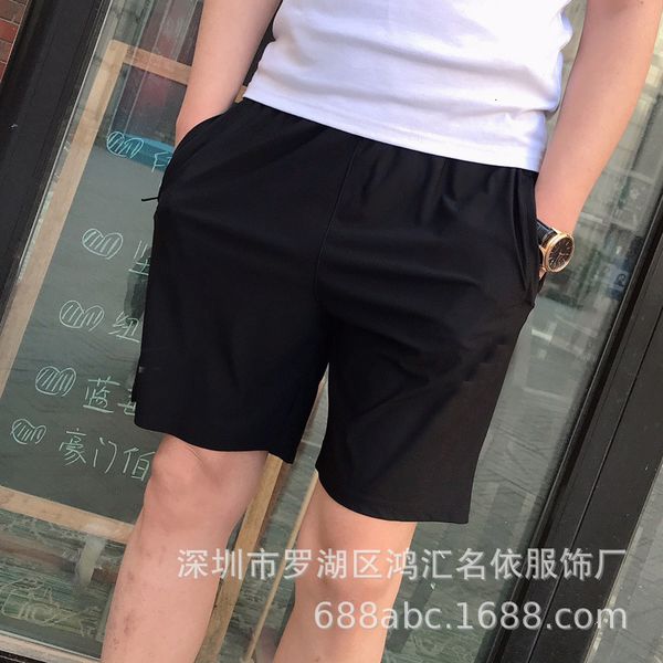 

summer sports quick drying shorts capris ice mesh pants men's clothing, White;black
