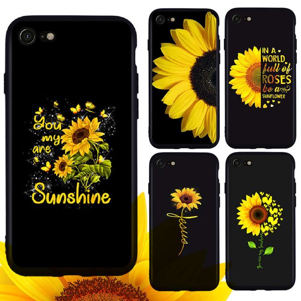 

silicone cover sunflower dign vip, shell flower dign vip 12 pro 8 plus 11 pro max, se 2020 x xr 10 6s 7 plus