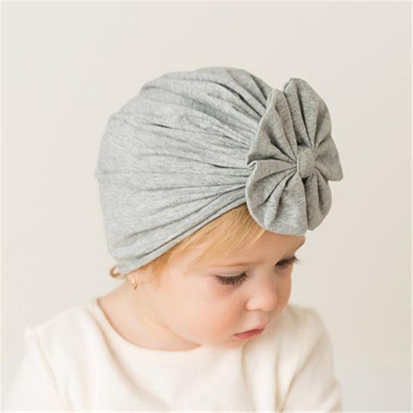 

beanies baby skullies head wrap cotton bow knot kids children hats caps apparel accessories