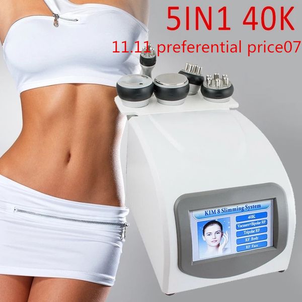 

11,11 льготного price075in1 40k ультразвуковой кавитация машина для похудения rf радиочастотная машина потеря жира биполярного rf лазер тело