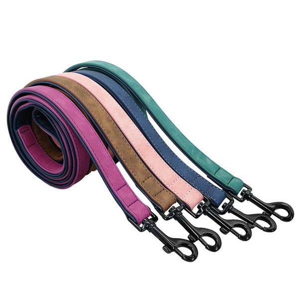 

dog leash harness leather lead pet dog puppy walking running leashes training rope belt for small medium large dogs pet sqcgwb