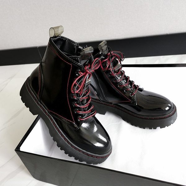 

new high platform ankle boots for women fashion cross tied pu leather boots femme thick bottom hidden heels zapatos de mujer, Black
