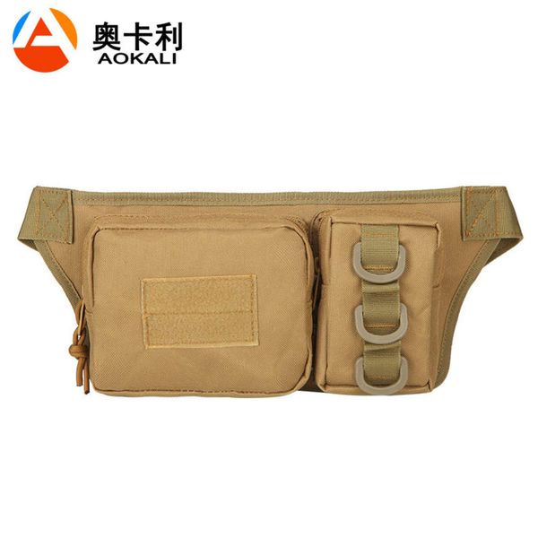 

outdoor sports double waist pack camouflage 3p tactical waist pack running cycling mobile phone waist pack