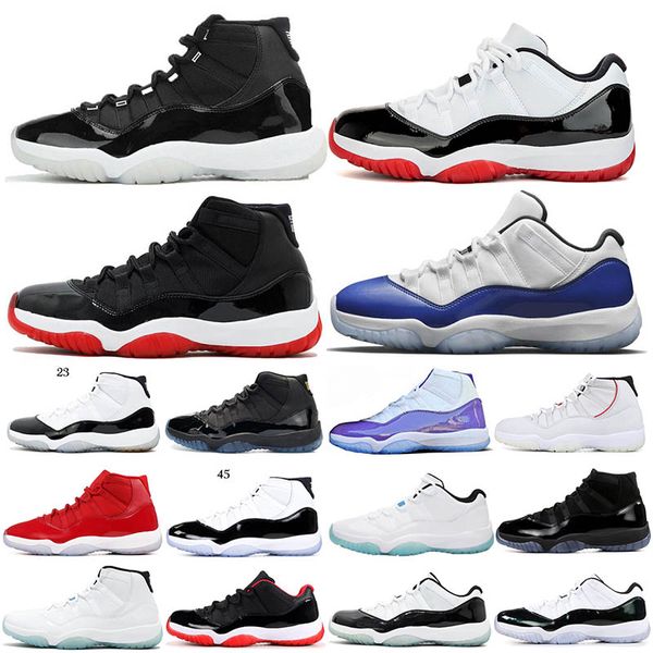 

25-летний юбилей 11 11s тренер мужчины женщины баскетбол обувь withe бред space jam legend синий concord cap и платье мужские спортивные кро