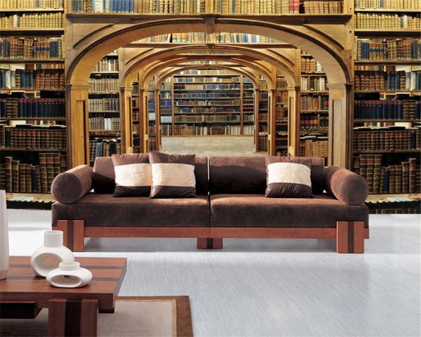 

wellyu classic fashion three-dimensional decorative painting wall paper classical library european background 3d wallpaper3d1
