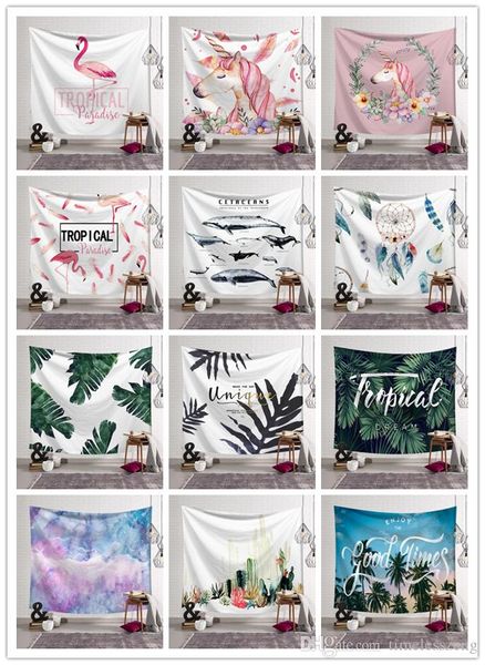 

200 designs 150*130cm tapestry bohemian mandala wall hanging elephant beach towel shawl yoga mat polyester tapestry home decor customizable
