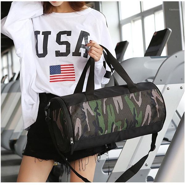 

yoga mats waterproof duffel bag sport travel pack with shoes compartment1