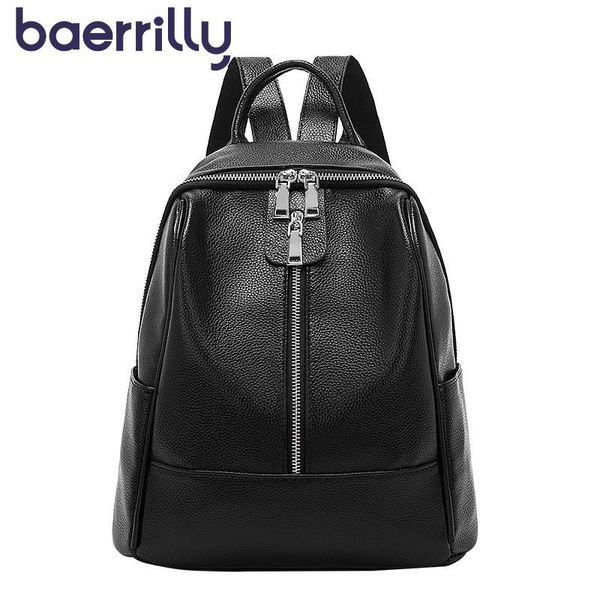 

2020 travel bagpacks for women genuine leather female backpack fashion school bags for teenage girls mini ladies backpacks