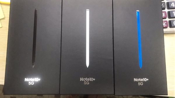 

высокое качество сша ес в великобритании коробка пакета мобильного телефона для samsung note10 + 5g розничная пустая упаковка без аксессуаро