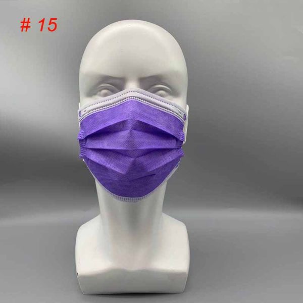 

balck fa masks gray 3-ply 50pcs/bag dust pink mask ghsbg er masks disposable colorful non-woven mouth enaru