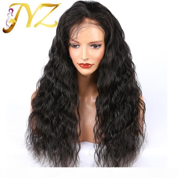 

13x4 lace front human hair wigs loose deep wave lace wigs middle ratio brazilian remy hair wig for black women, Black;brown