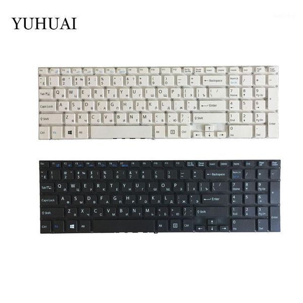 

lapreplacement keyboards russian ru keyboard for svf152a29m 149239831 white black keyboard1