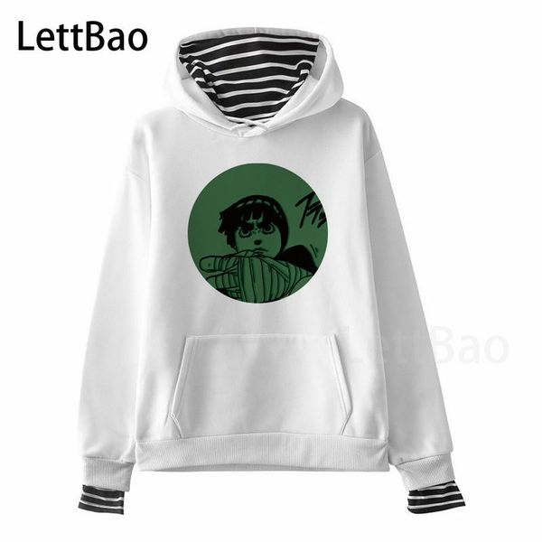 

rock shippuden japan anime funny harajuku hoodies streetwear long sleeve pullover women sweatshirt women's hoodies, Black