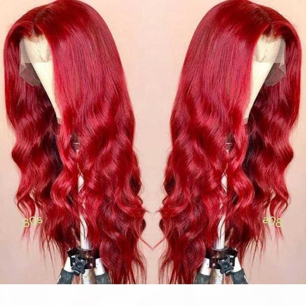 

hd transparent t part lace front human hair wigs plucked 28" brazilian body wave lace wig with baby hair remy human wigs, Black;brown