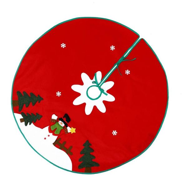 

1pc xmas tree apron durable sturdy prime xmas tree apron base cover skirt for shop