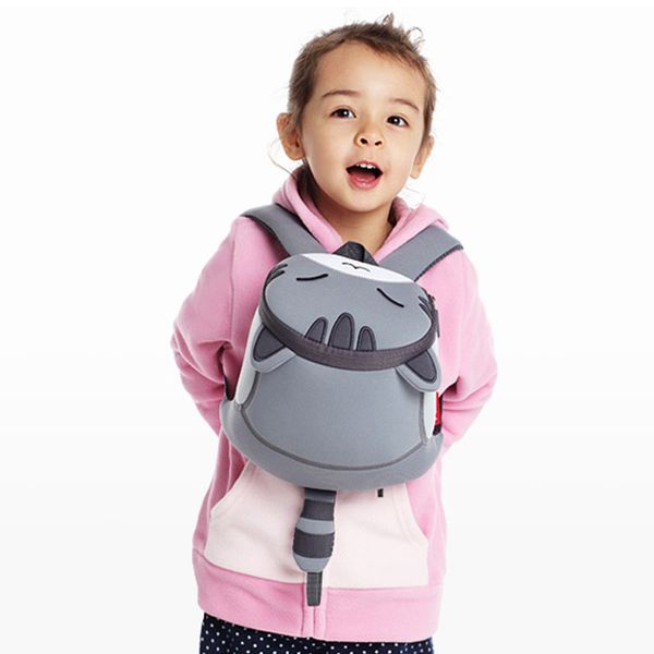 

nohoo waterproof cute cats animals baby backpack kids toddler school bags for girls children school bags kids kindergarten bag t200709