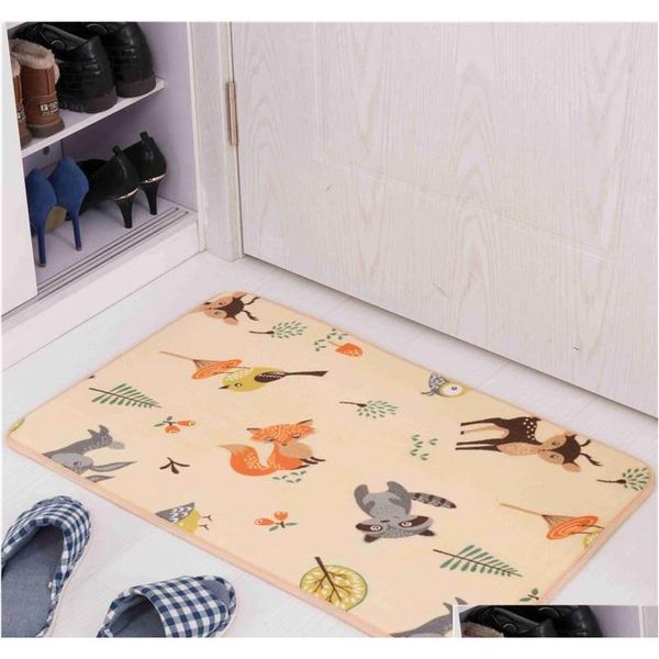 

lovely cat printed bathroom carpet bath mat 1pcs toilet rugs floor mat cartoon design bath rugs anti-slip wc mat tapet sqcbts bbgargden