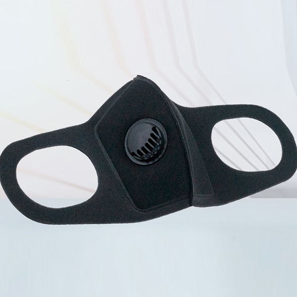 

black valve mask with breathing anti dust pm2.5 filters protective face mouth cotton masks respirator washable reusable outletrakt