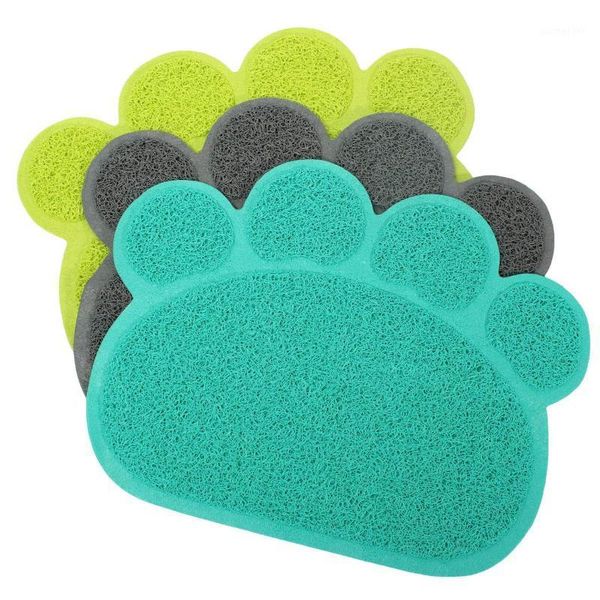 

new fashion shape placemat pet dog cat puppy pvc placemat dish bowl feeding mat litter tray wipe clean pad1