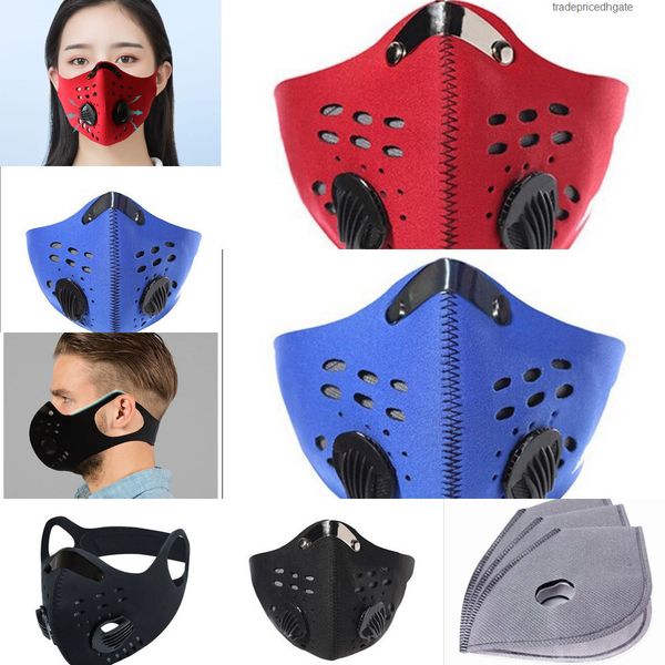 

pm2.5 training cycling sport anti-pollution adjustable running face mask activated ca g4ra