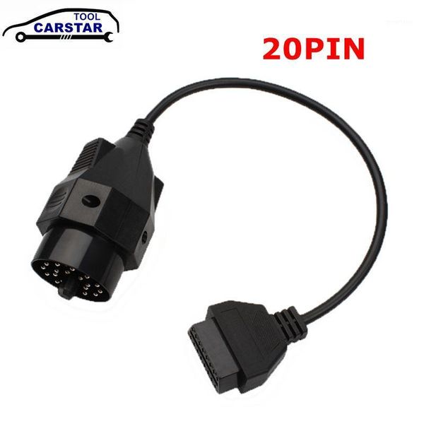 

car diagnostic cable connector e36 e39 x5 z3 for 20pin obd obd ii adapter for 20 pin to obd2 female 16 pin1