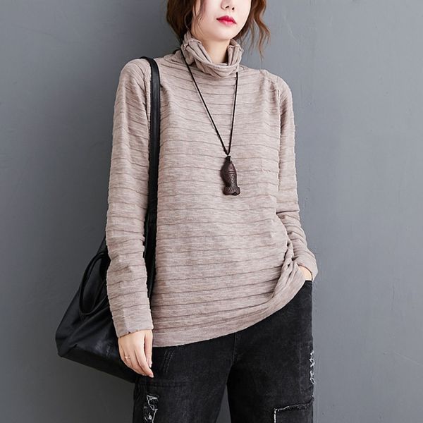 

autumn winter 2020 new high collar base coat solid color pullover versatile long sleeve knitted pullover for women jur30, White;black
