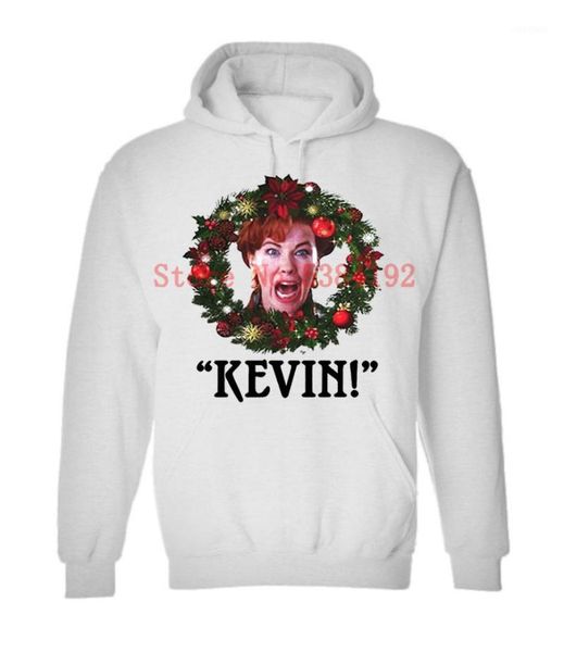 

summer funny print men t women christmas wreath home alone kevin scream different colours 100%1, Black