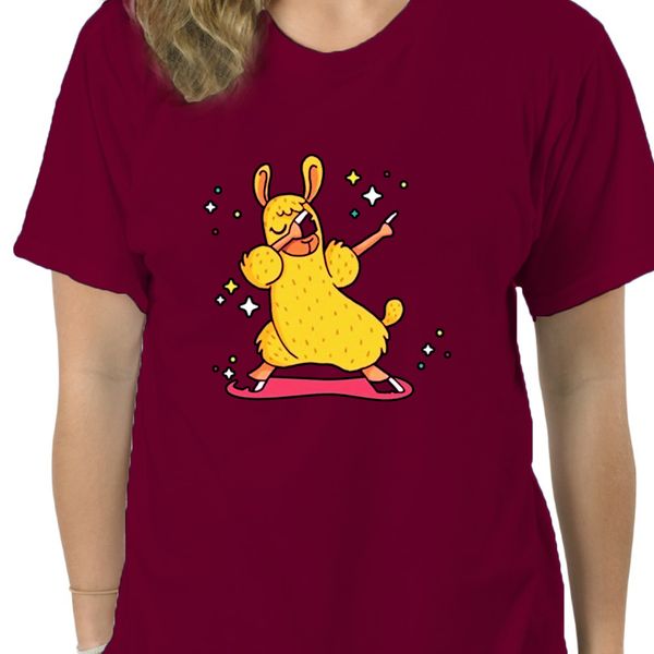

llama animal dab dabbing funny dance t-shirt vintage tee shirt 8599a sport hooded sweatshirt hoodie
