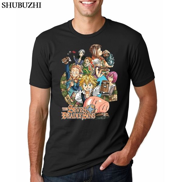 

leisure the seven deadly sins nanatsu no taizai t shirt men custom short sleeve men tshirt brand-clothing 3xl sport hooded sweatshirt hoodie