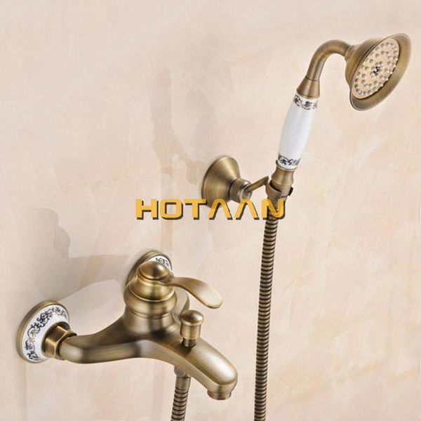 

бесплатная доставка ванной ванна настенная ручной brass насадка для душа kit смеситель для душа наборы yt 5340 b bbybaq hotstore2010