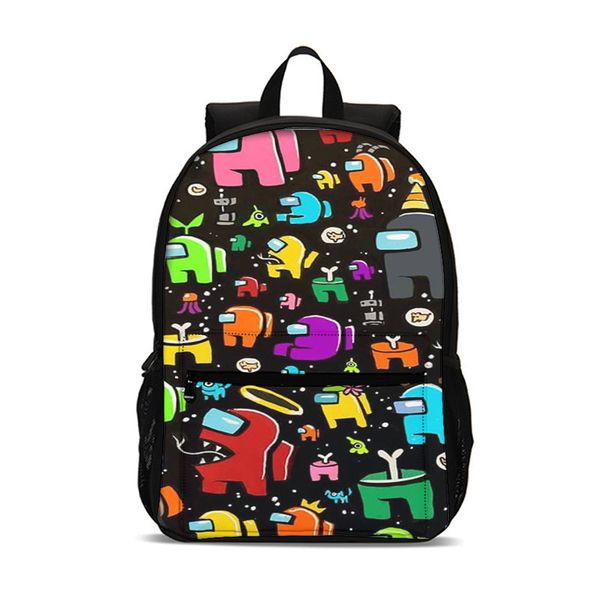

school bag children orthopedic backpack among us 47cm school bags backpack middle school student schoolbag kleinkinder rucksack y0125