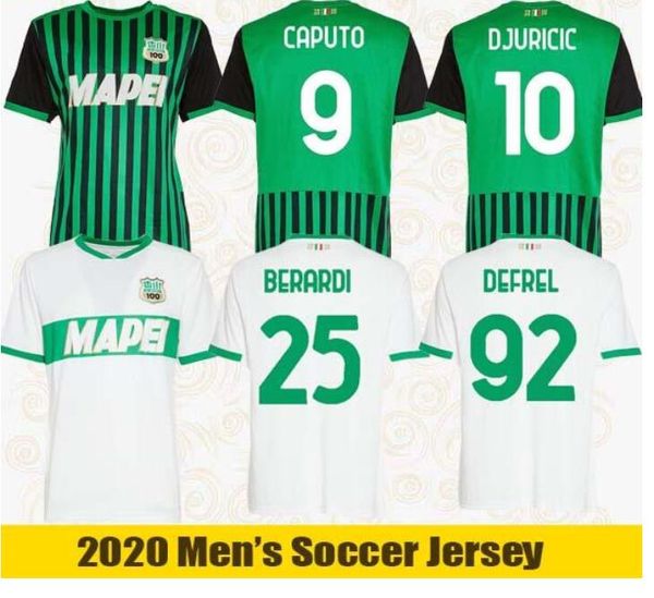 

20 21 sassuolo 100th soccer jerseys home away 2020 100 centenary years 2021 jersey football shirts quality, Black;yellow