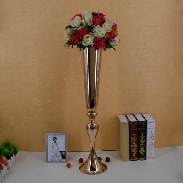 

party decoration wedding table centerpiece vases 75cm metal flower vase artificial arrangement supplies