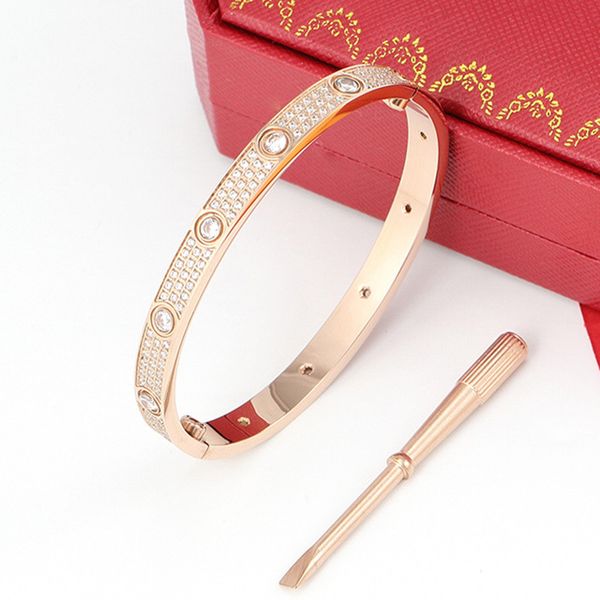 

classic fashion stainless steel bracelet lovers bracelet cz stone starry flash bracelet lovers jewelry with box, Silver