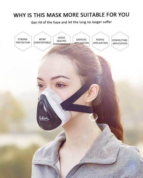 

steam protection organic work half safety mask filter gas masks