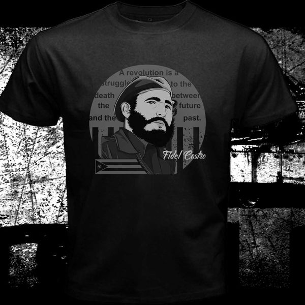 

che guevara classic portrait fidel el caballo castro cuba black tees summer new style hooded sweatshirt hoodie men t shirt