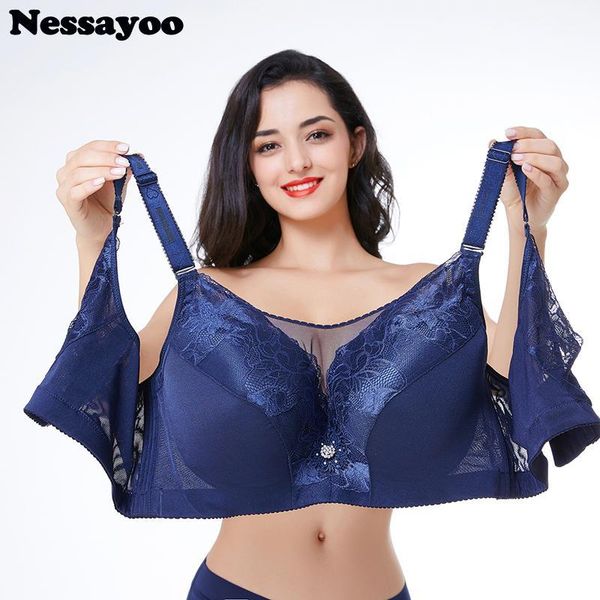 

push up plus size bra large cotton underwire brassiere spandex full cup big size bras for women d e f g cup bra 120 115 52 50 481, Red;black