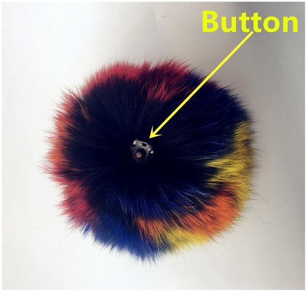 

11pcs promotion 100% real raccoon fur pompoms luxurious fur balls genuine fur pom pom for bag hats cap s attached qylctu