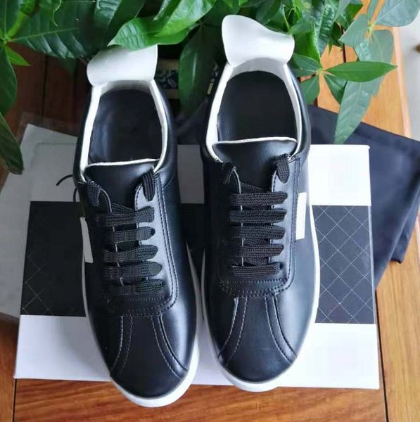 

fashion real leather handmade multicolor gradient technical sneakers women famous shoes trainers 72, Black