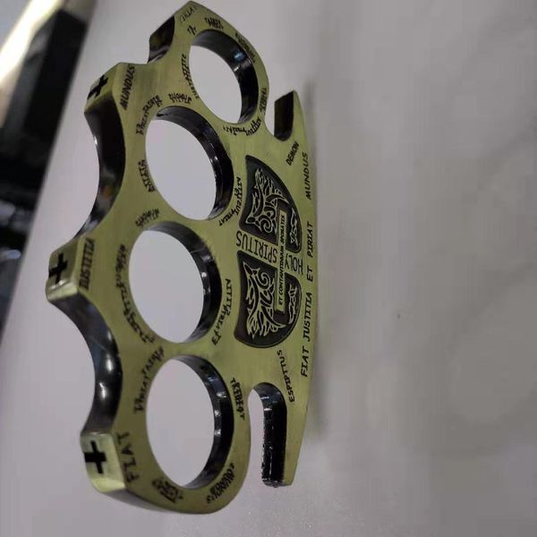 

2021finger tiger self defense four finger fist stab glass fiber legitimate hand brace ring defense hand buckle fist buckle self defense tool