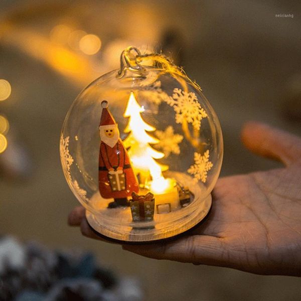 Weihnachtsdekorationen, künstliche Pflanzen, kreative Pflanze, Kindergartendecke mit Licht, Luftladen, kleiner Anhänger, Raumaufhängung1