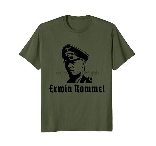 

2020 fashion short sleeve erwin rommel stencil t-shirt custom tees sport hooded sweatshirt hoodie