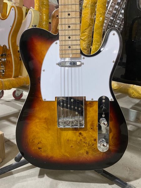 

tele electric guitar decayed maple