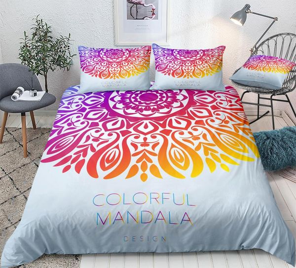 

mandala bedding set bohemian duvet cover set boho mandala bed linen mandala flower home textile boho hippie bedclothes beds set